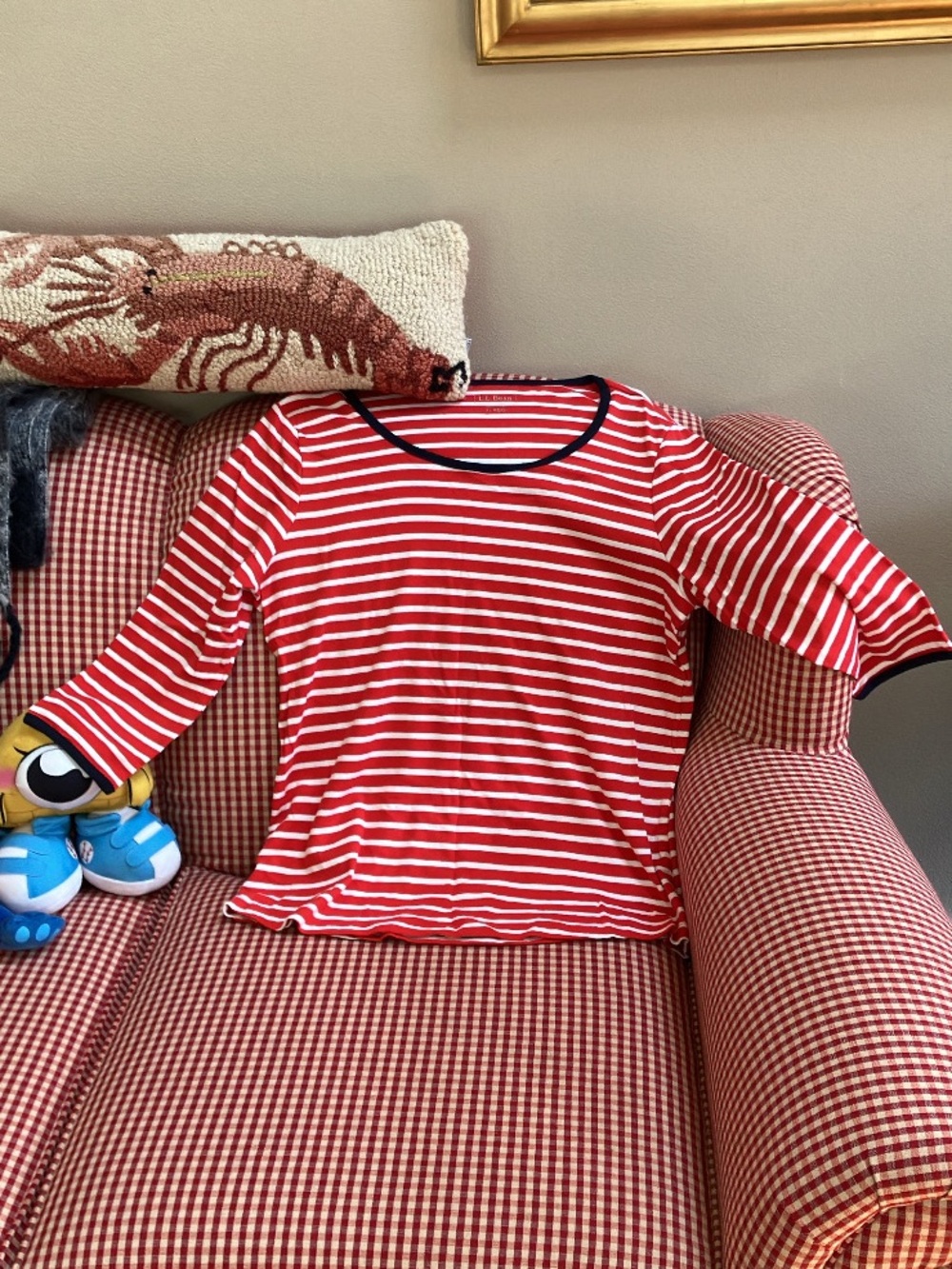 L.L.Bean Striped Shirt size XL